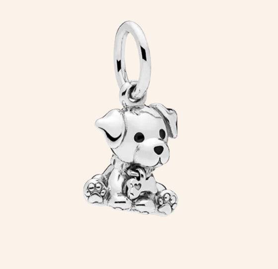 Perrito Charm Plata S925 - Charmsymore