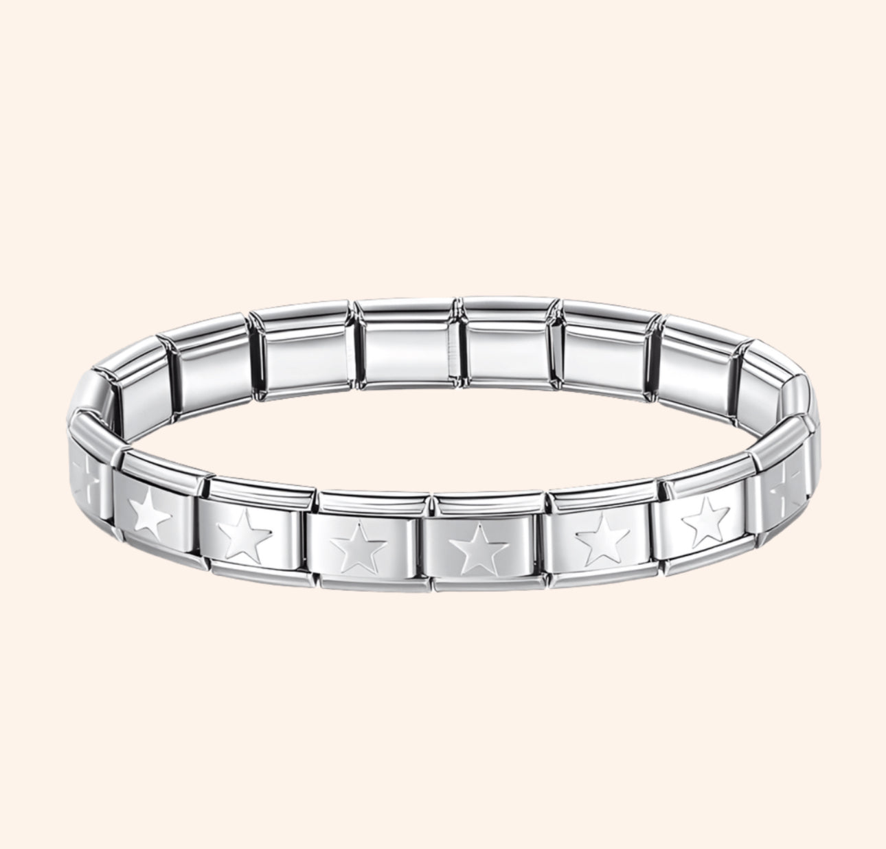 Pulsera Italiana Estrellas ๐๐ก๐ง๐ฅ๐๐๐ ๐๐ก๐ ๐๐๐๐๐ง๐ - Charmsymore