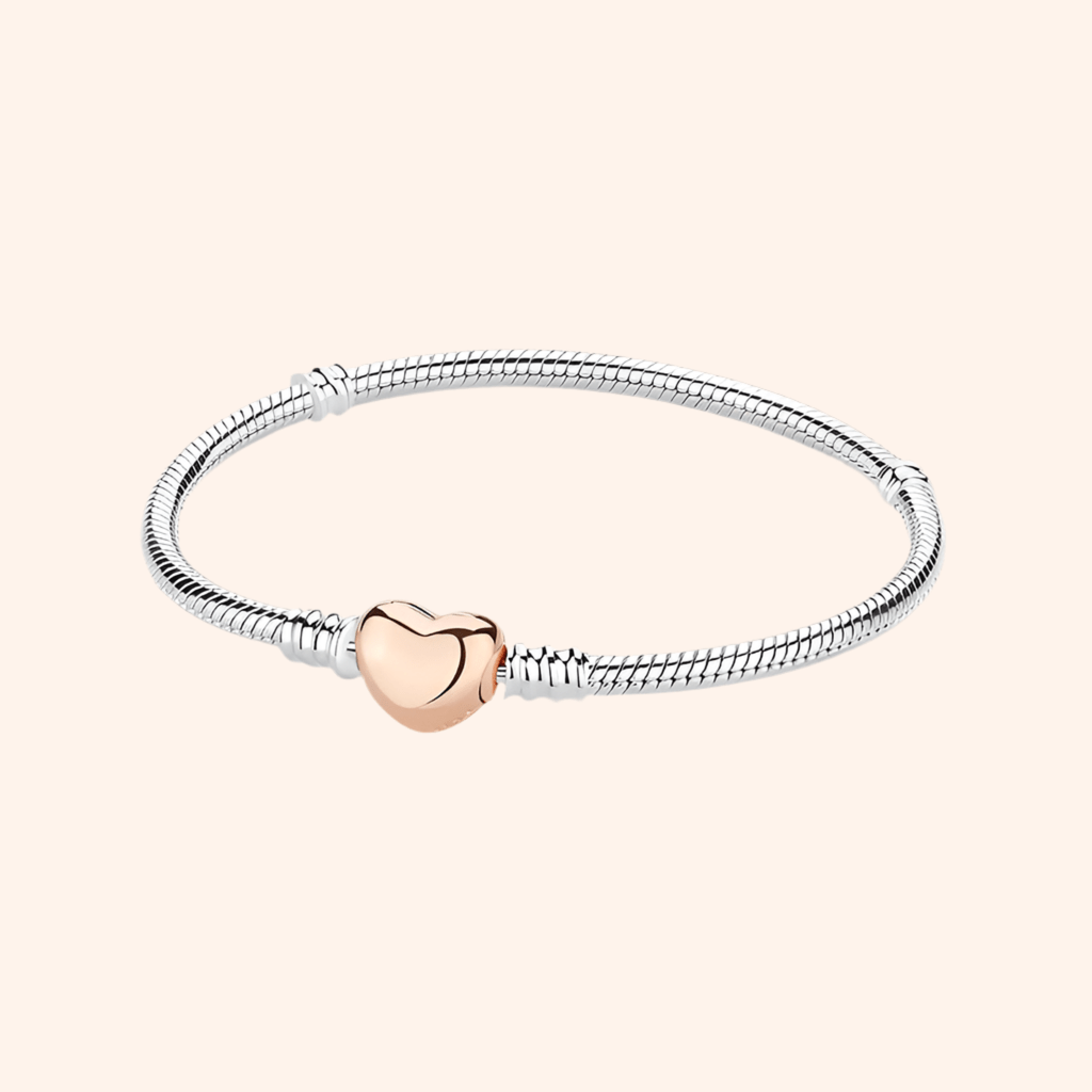 Pulsera Plata Corazón Plata 925 - Charmsymore