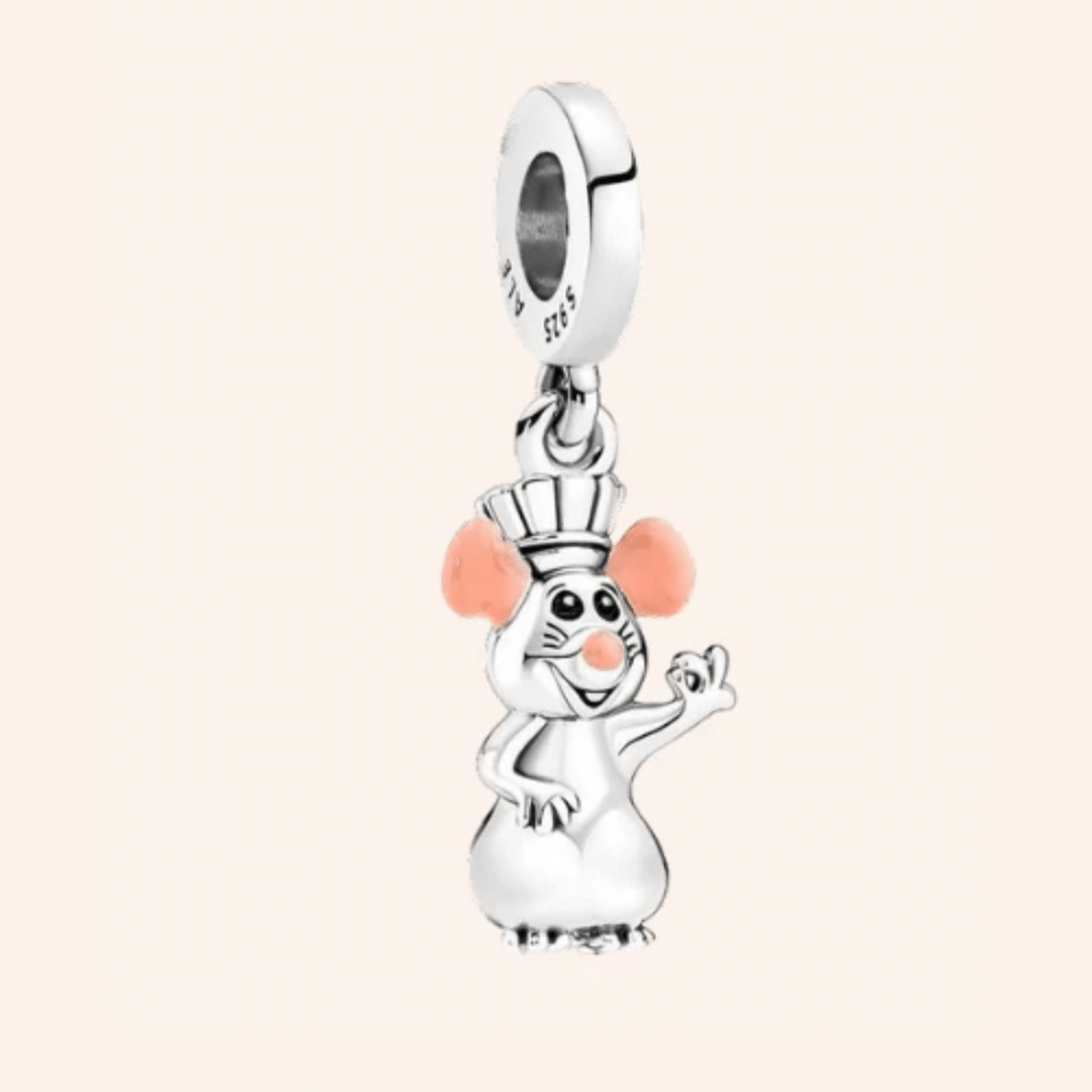 Ratatouille Charm Plata S925 - Charmsymore