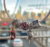 Charms de plata Hombre Araña