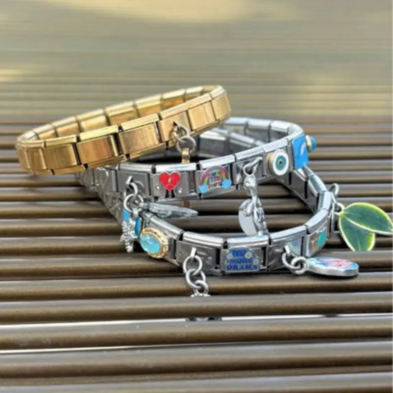 Pulseras Italianas para combinar con Italian Charms intercambiables