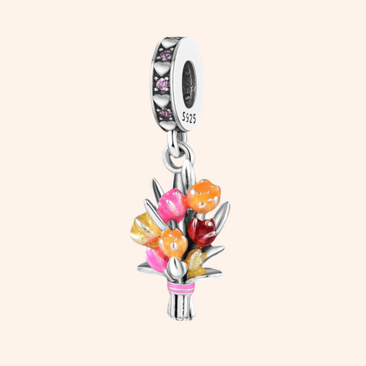 Charm Ramo de Tulipanes S925 - Charmsymore