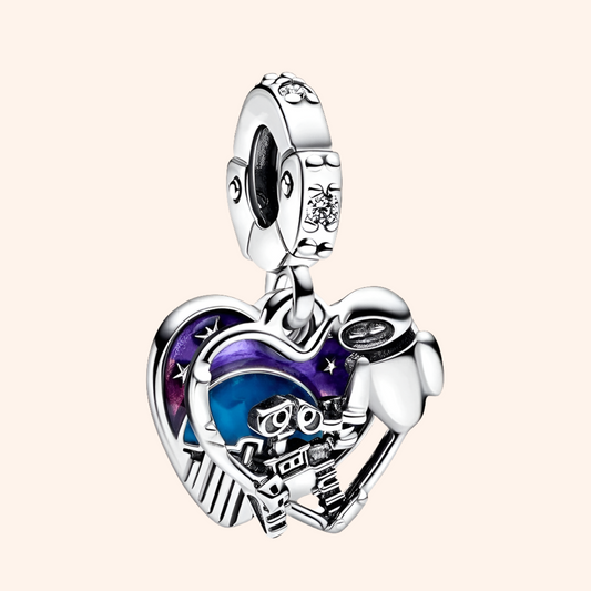 Charm Wall-e & Eva S925 - Charmsymore