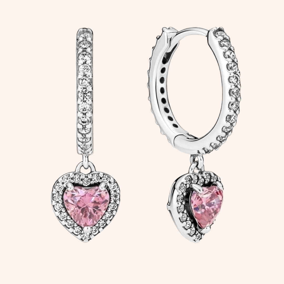 Aretes Corazón S925 - Charmsymore