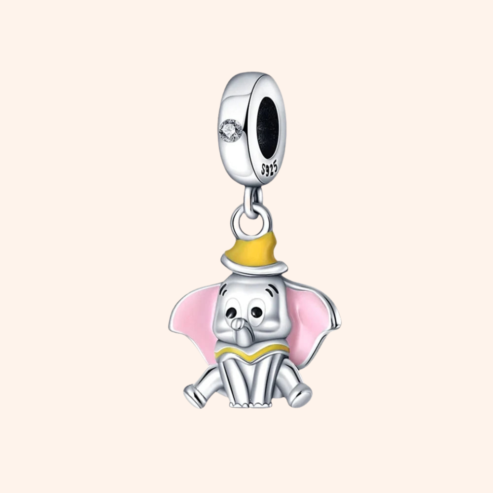 Charm Dumbo Plata S925 - Charmsymore