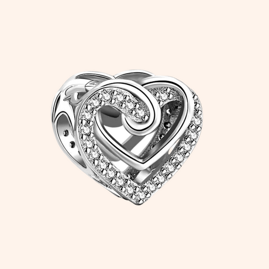 Charm Corazón Piedras S925 - Charmsymore