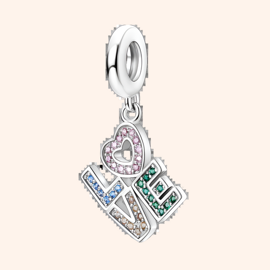 Charm Love Plata S925 - Charmsymore