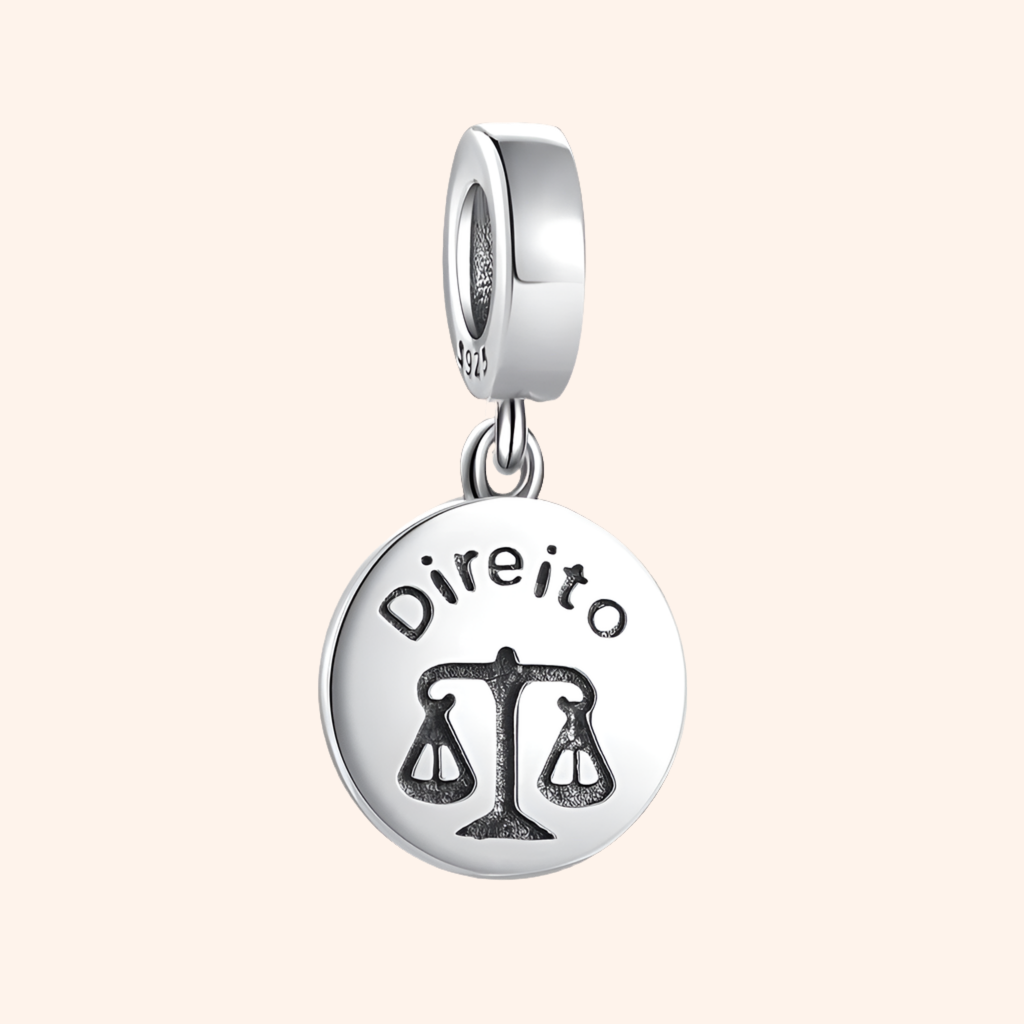 Charm Derecho Plata S925 Profesiones - Charmsymore