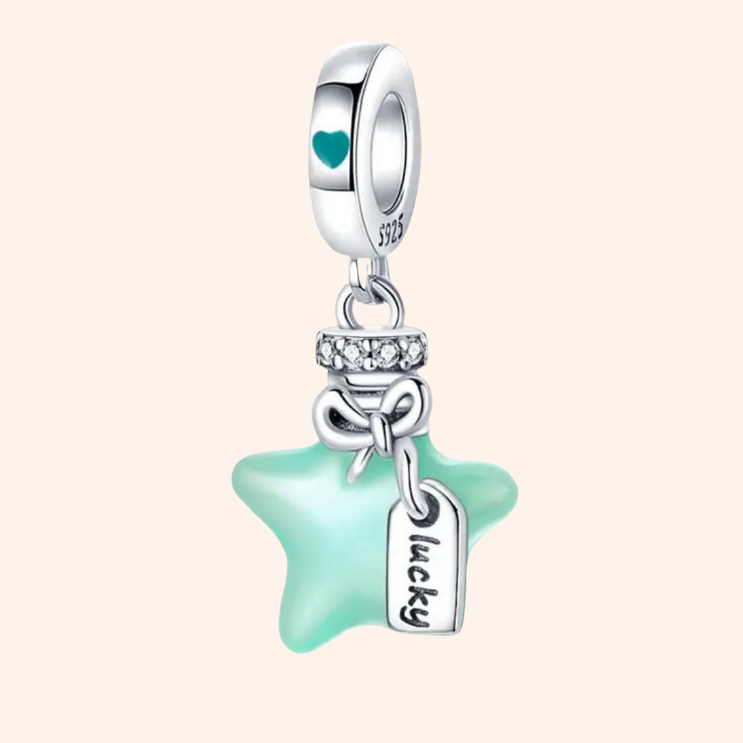 Charm Estrella Brilla En La Oscuridad S925 - Charmsymore