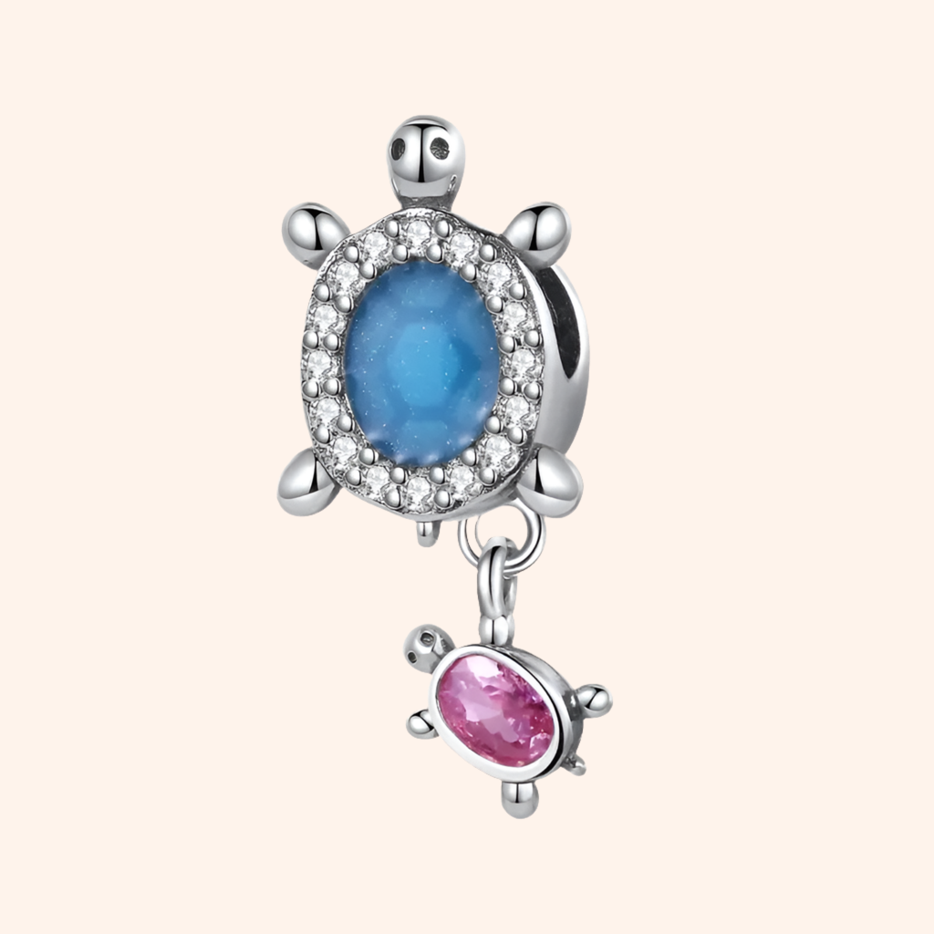 Charm Tortuga Plata S925 Mar - Charmsymore