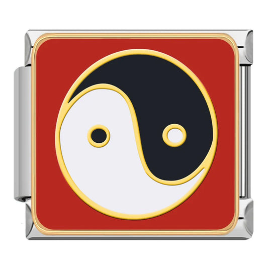 Italian Charm Ying Yang 𝗘𝗡𝗧𝗥𝗘𝗚𝗔 𝗜𝗡𝗠𝗘𝗗𝗜𝗔𝗧𝗔 - Charmsymore