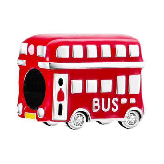 Charm Bus Rojo S925