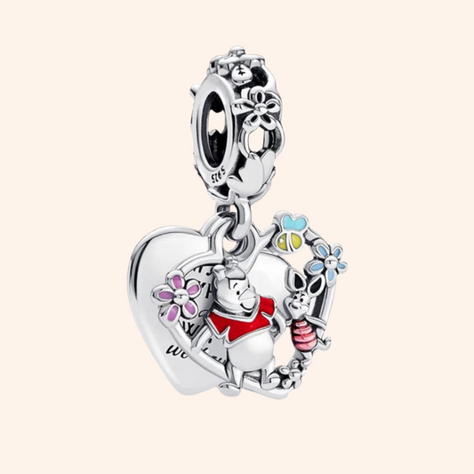 Charm Pooh & Piglet S925 - Charmsymore