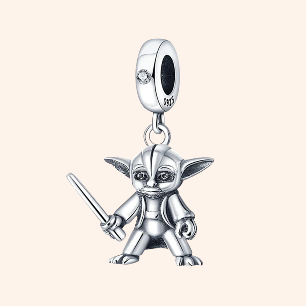 Charm Yoda Plata S925 - Charmsymore