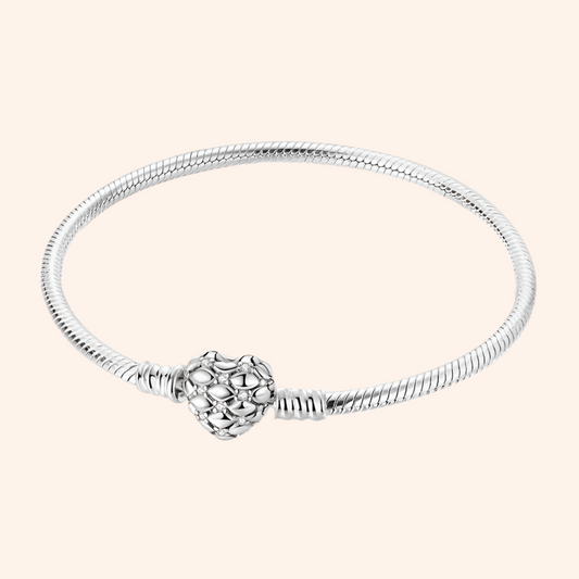 Pulsera Corazón Vintage Plata 925 - Charmsymore