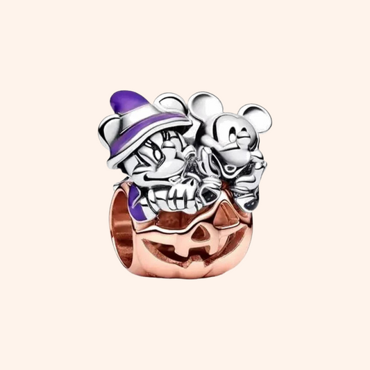 Charm Mickey & Minnie Hallowen S925 - Charmsymore