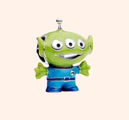 Charm Alien Plata 925 - Charmsymore