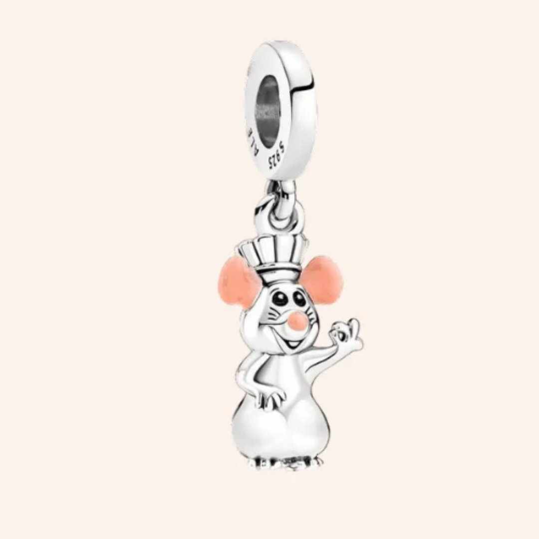 Ratatouille Charm Plata S925