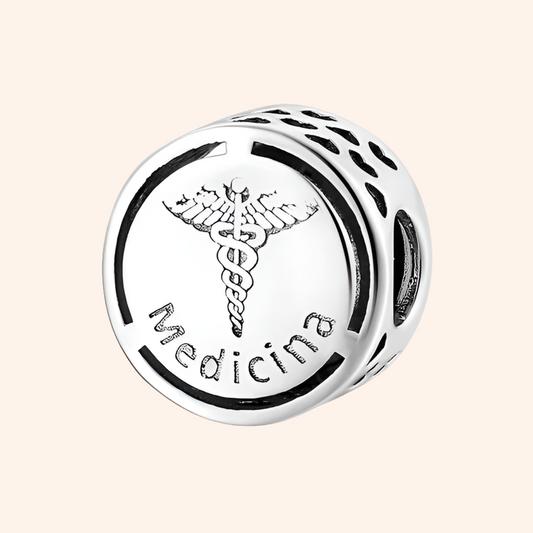 Charm Medicina Plata S925 Profesiones - Charmsymore