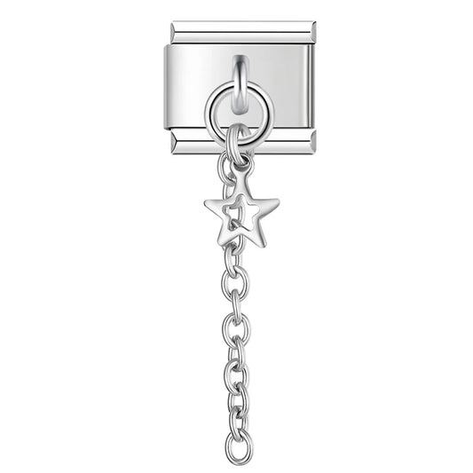 Italian Charm Estrella Colgante  𝗘𝗡𝗧𝗥𝗘𝗚𝗔 𝗜𝗡𝗠𝗘𝗗𝗜𝗔𝗧𝗔 - Charmsymore
