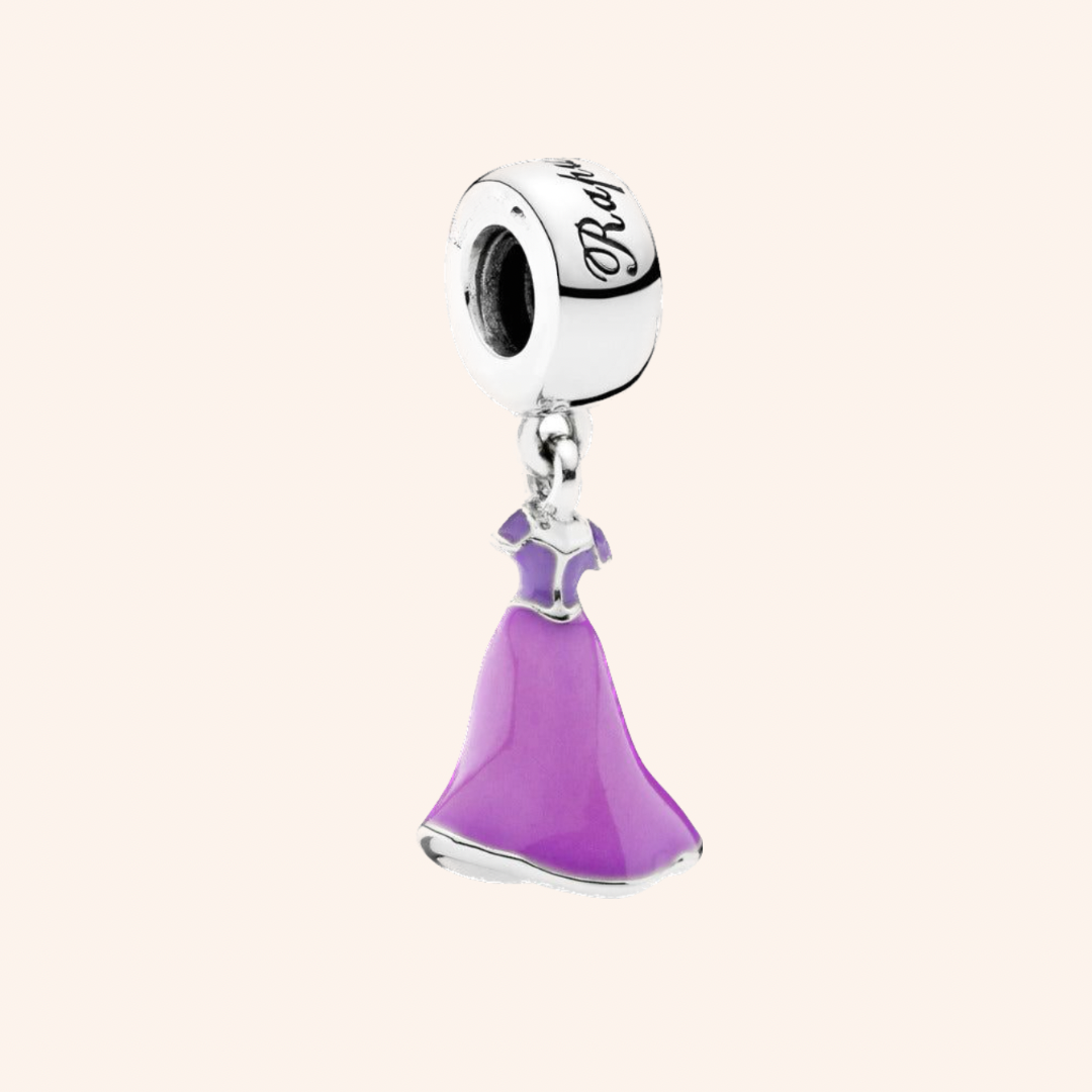 Vestido Rapunzel Charm Plata S925