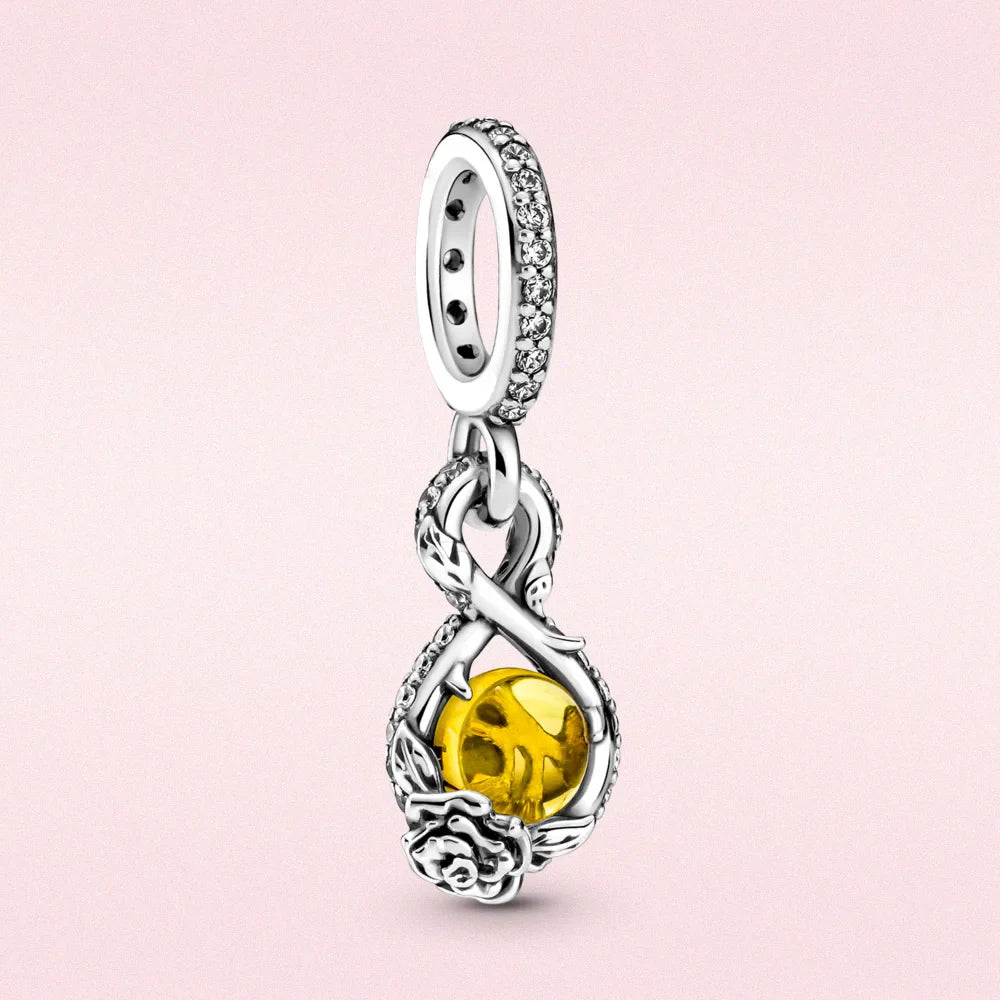 CHARMS PRINCESAS - Charmsymore COLGANTE AMARILLO