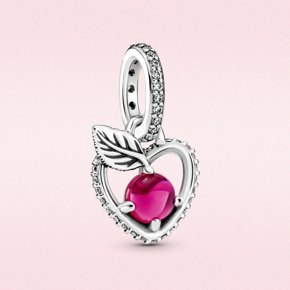 CHARMS PRINCESAS - Charmsymore COLGANTE ROSA