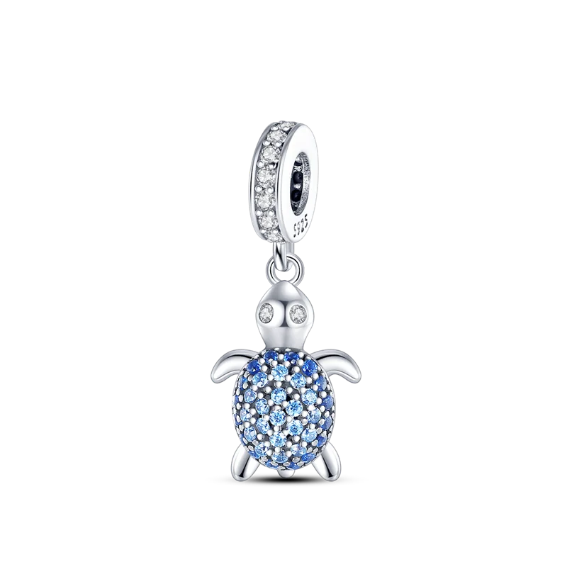 Charm Tortuga Plata S925 Mar - Charmsymore Default Title