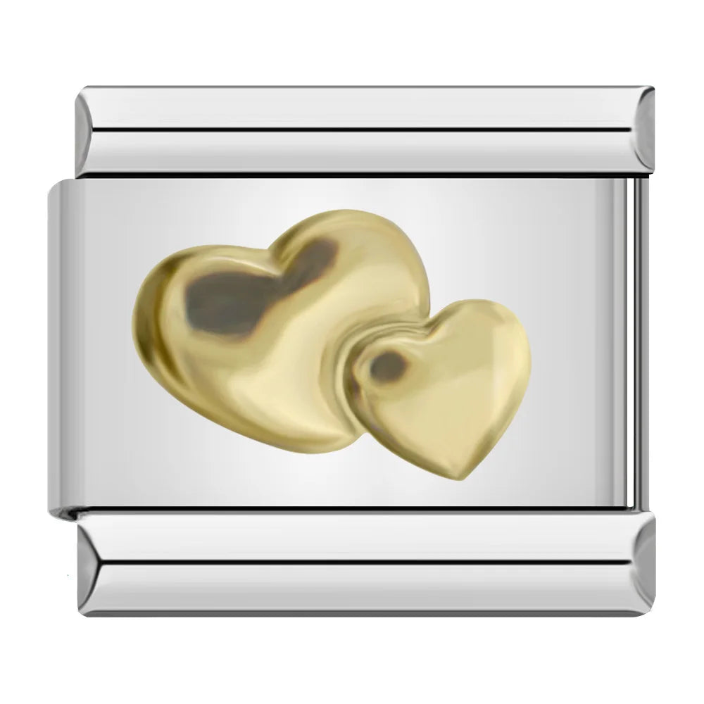 Italian Charms Letras - Charmsymore Corazones