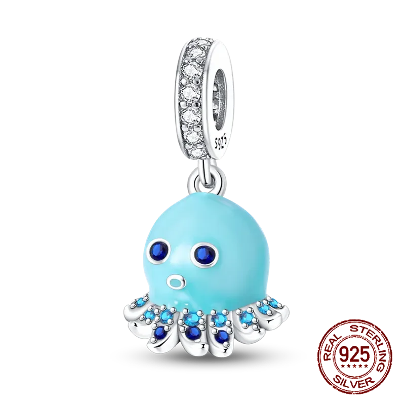 Charm Pulpo S925 - Charmsymore Default Title