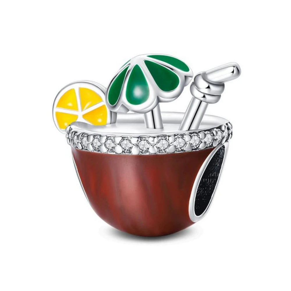 Charm Coco Tropical con Bebida Plata S925