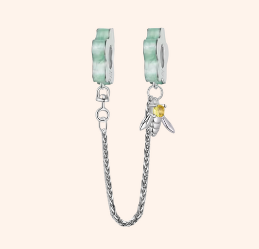 Cadena De Seguridad Luciérnaga Plata 925 - Charmsymore