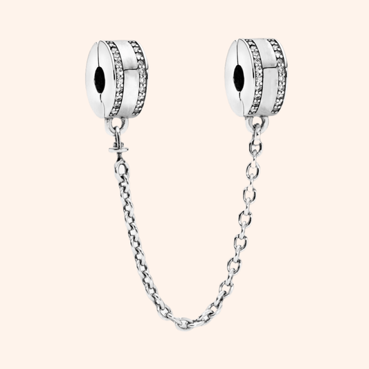Cadena De Seguridad Plata S925 - Charmsymore