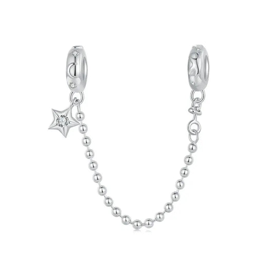 Cadena de Seguridad Plata S925 - Charmsymore