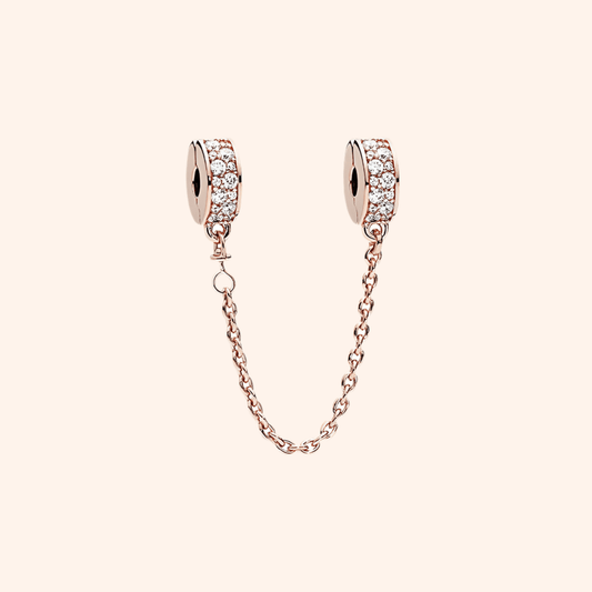 Cadena de Seguridad Rose Gold S925 - Charmsymore