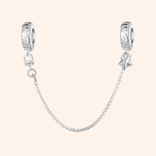 Cadena Estrella Plata S925 - Charmsymore