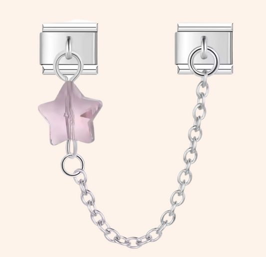 Cadena Italiana Estrella Rosa 𝗘𝗡𝗧𝗥𝗘𝗚𝗔 𝗜𝗡𝗠𝗘𝗗𝗜𝗔𝗧𝗔 - Charmsymore