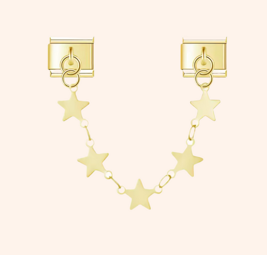 Cadena Italiana Estrellas Dorada 𝗘𝗡𝗧𝗥𝗘𝗚𝗔 𝗜𝗡𝗠𝗘𝗗𝗜𝗔𝗧𝗔 - Charmsymore