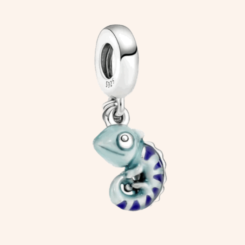 Camaleón Charm Plata S925 ENTREGA INMEDIATA - Charmsymore
