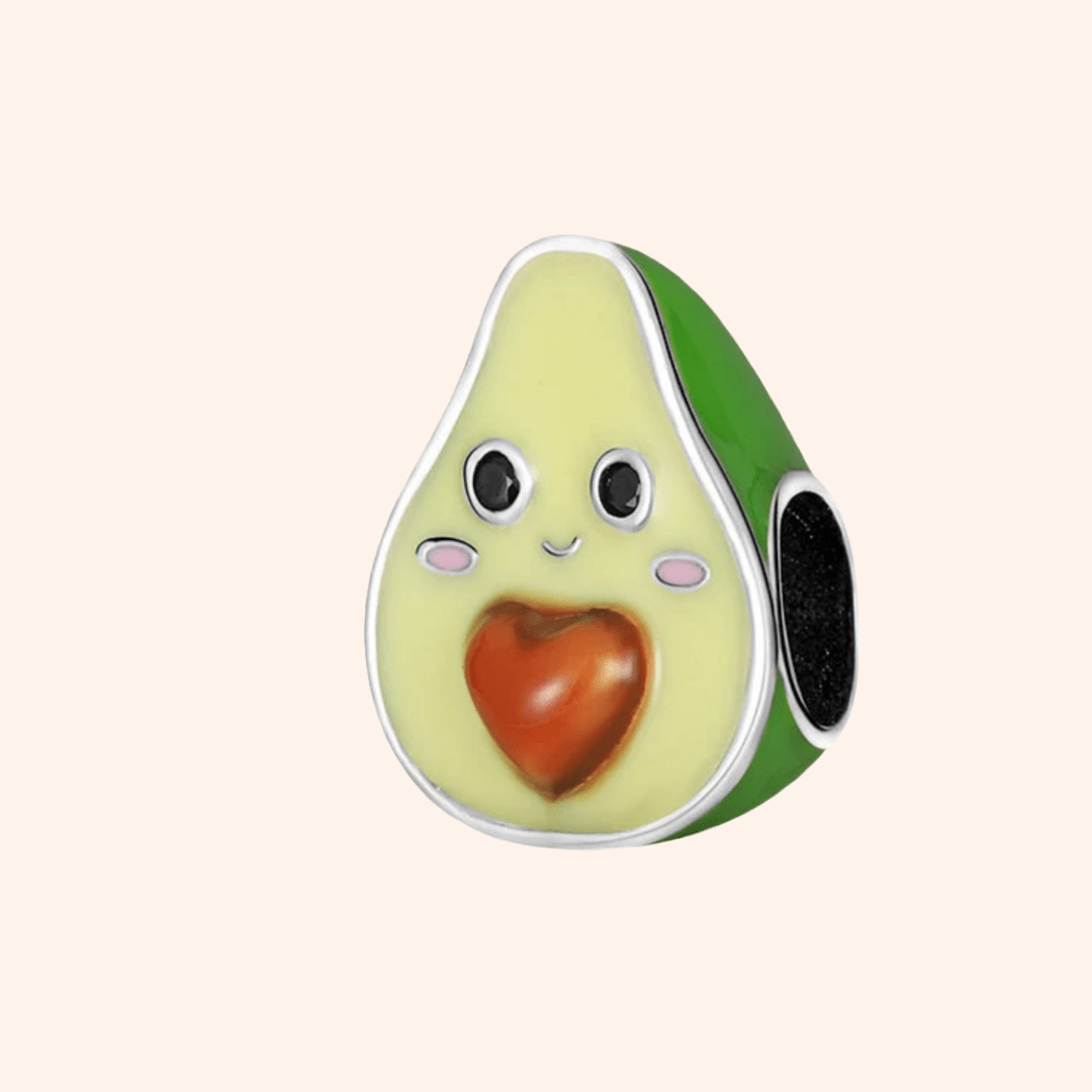 Charm Aguacate Feliz S925 - Charmsymore