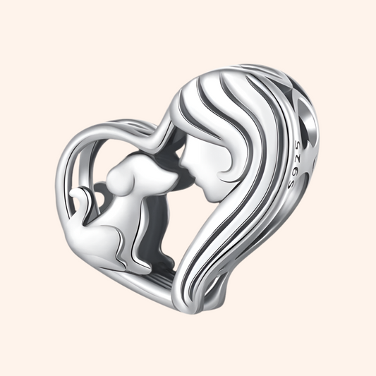 Charm Amor Perrito Plata S925 - Charmsymore