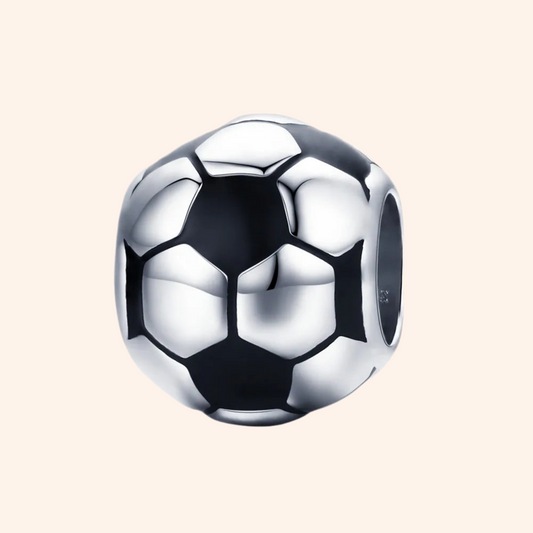 Charm Balón Futbol Plata S925 - Charmsymore