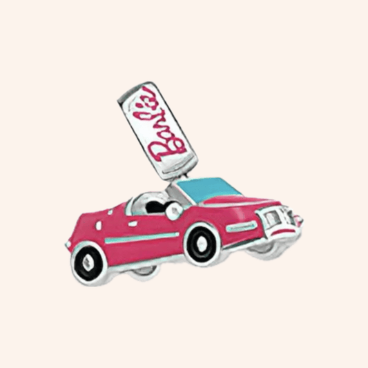 Charm Carro Barbie S925 - Charmsymore