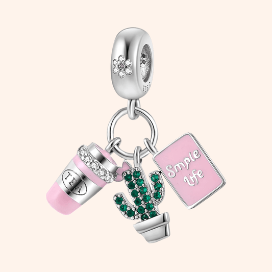 Charm Colgante Rosa S925 - Charmsymore