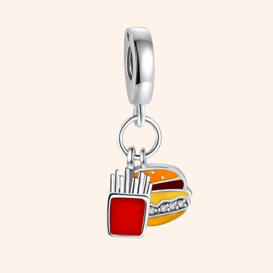 Charm Combo Hamburguesa S925 - Charmsymore