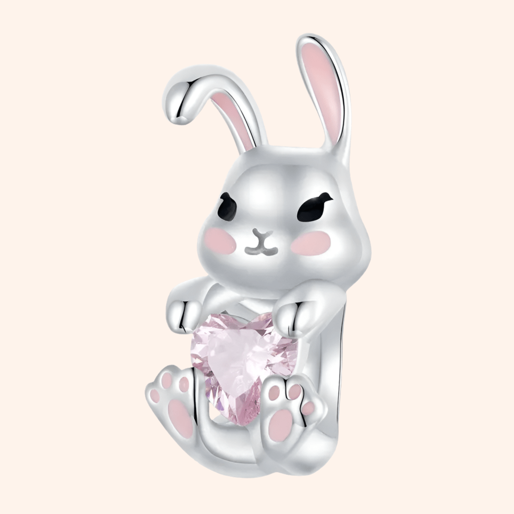 Charm Conejo Plata S925 - Charmsymore