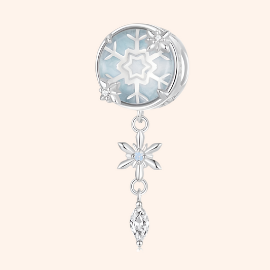 Charm Copo de Nieve Plata S925 - Charmsymore