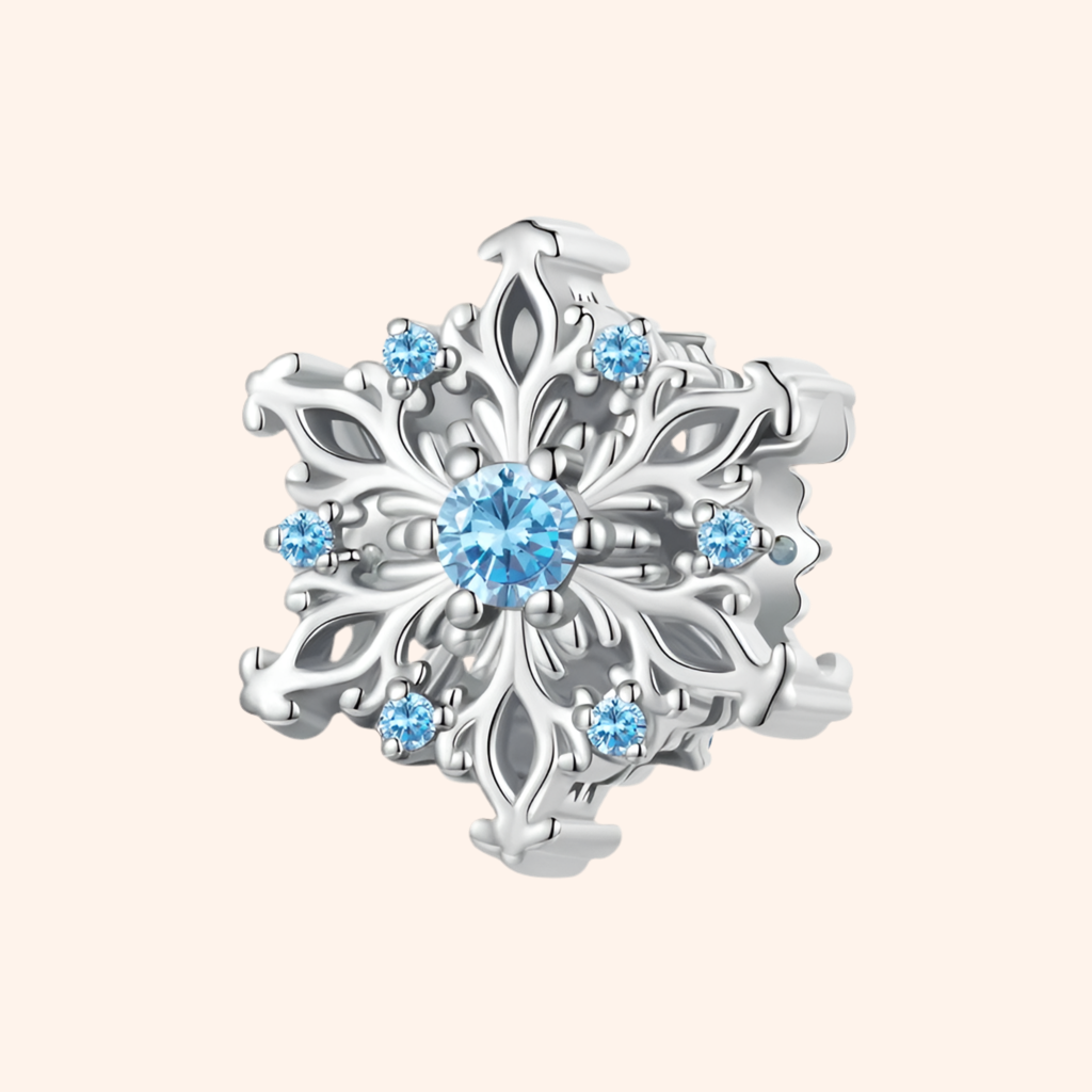 Charm Copo de nieve Plata S925 - Charmsymore