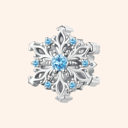 Charm Copo de nieve Plata S925 - Charmsymore